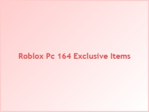 Exclusive Roblox Pc Items From Promo Codes